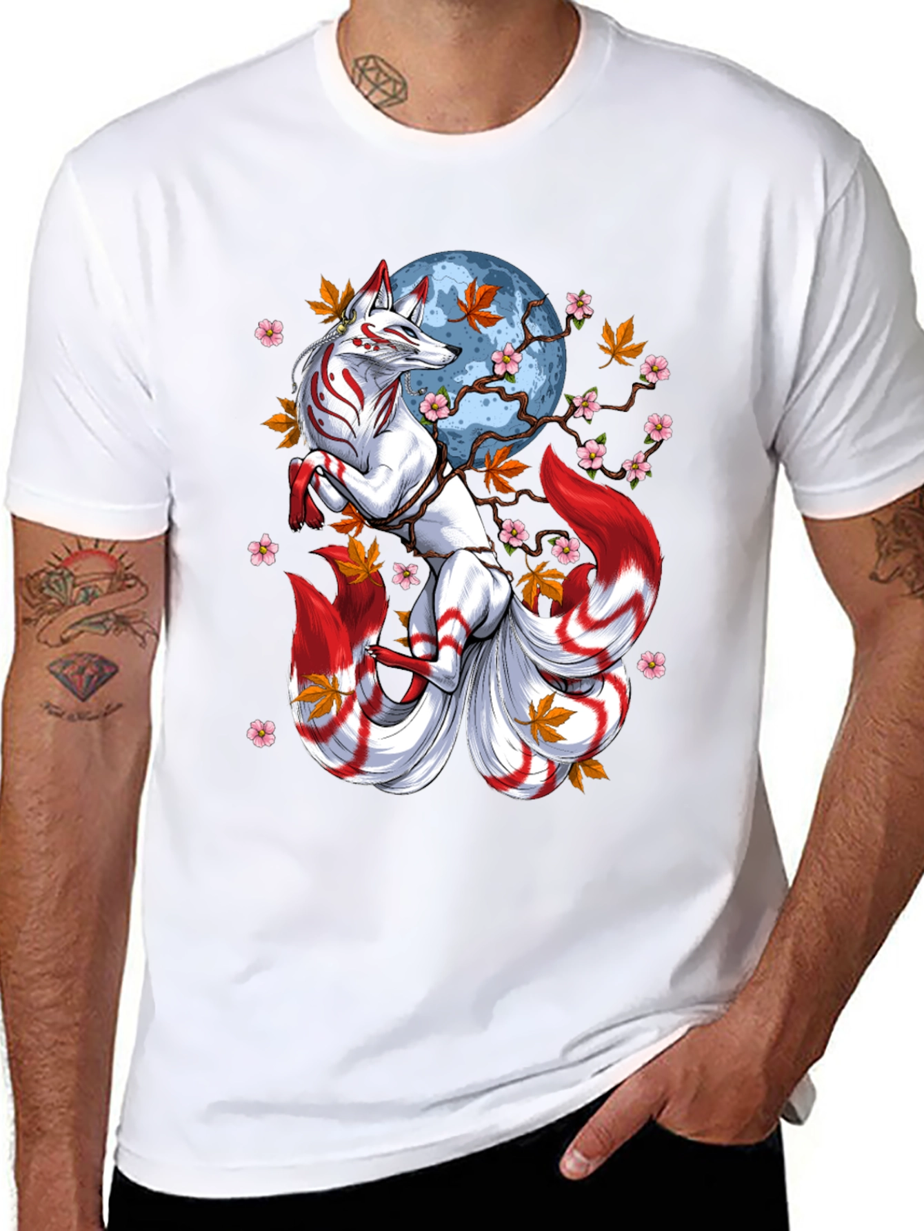 Nine-Tailed Fox Graphic Tee