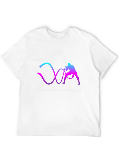 Geometric Battle Rope Training Graphic Tee