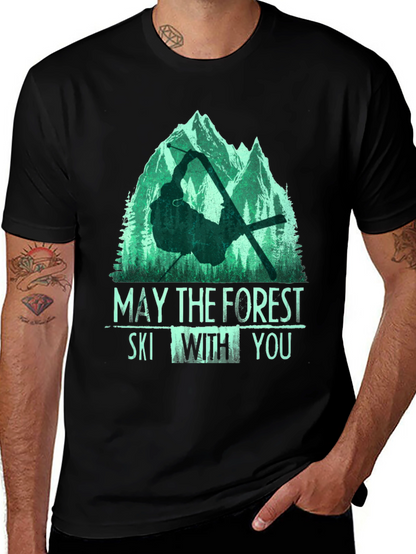 May The Forest Ski With You Graphic Tee