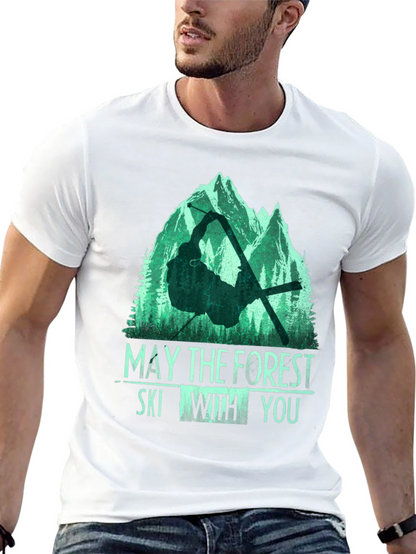 May The Forest Ski With You Graphic Tee