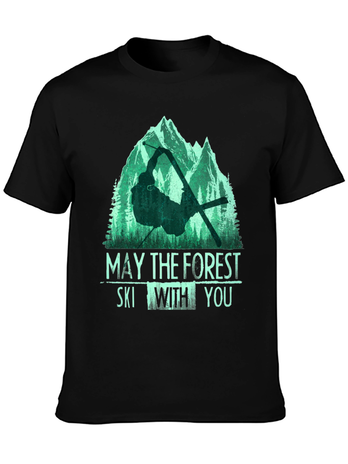 May The Forest Ski With You Graphic Tee