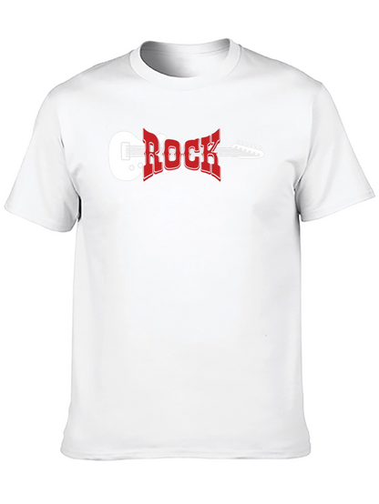 Rock Music T-Shirt - Classic Guitar Design