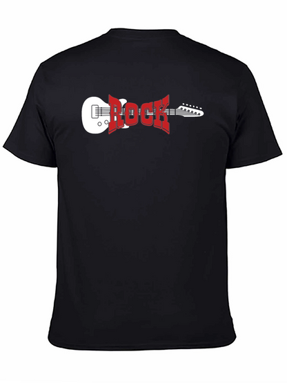Rock Music T-Shirt - Classic Guitar Design