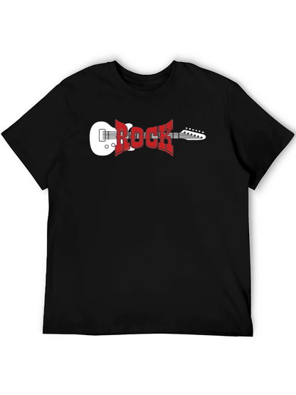Rock Music T-Shirt - Classic Guitar Design
