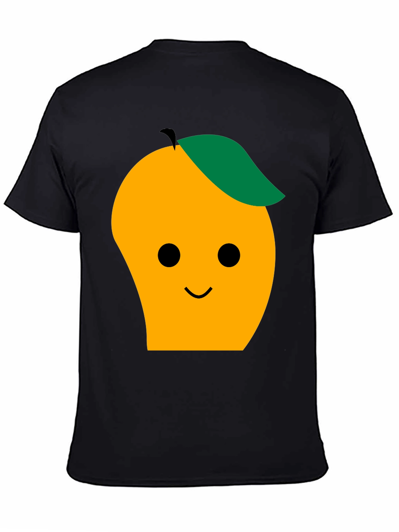Cute Mango Graphic Tee - Black T-Shirt