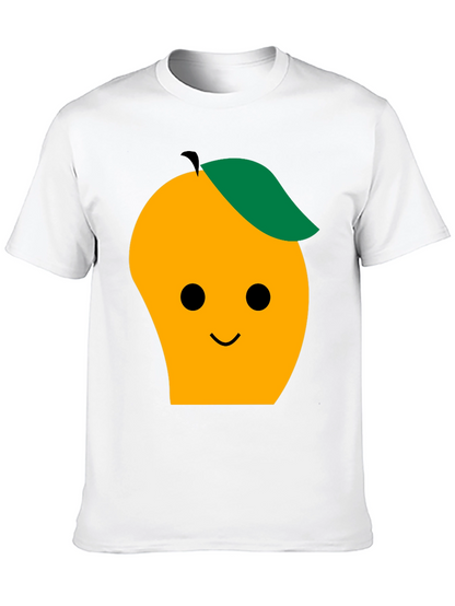 Cute Mango Graphic Tee - Black T-Shirt
