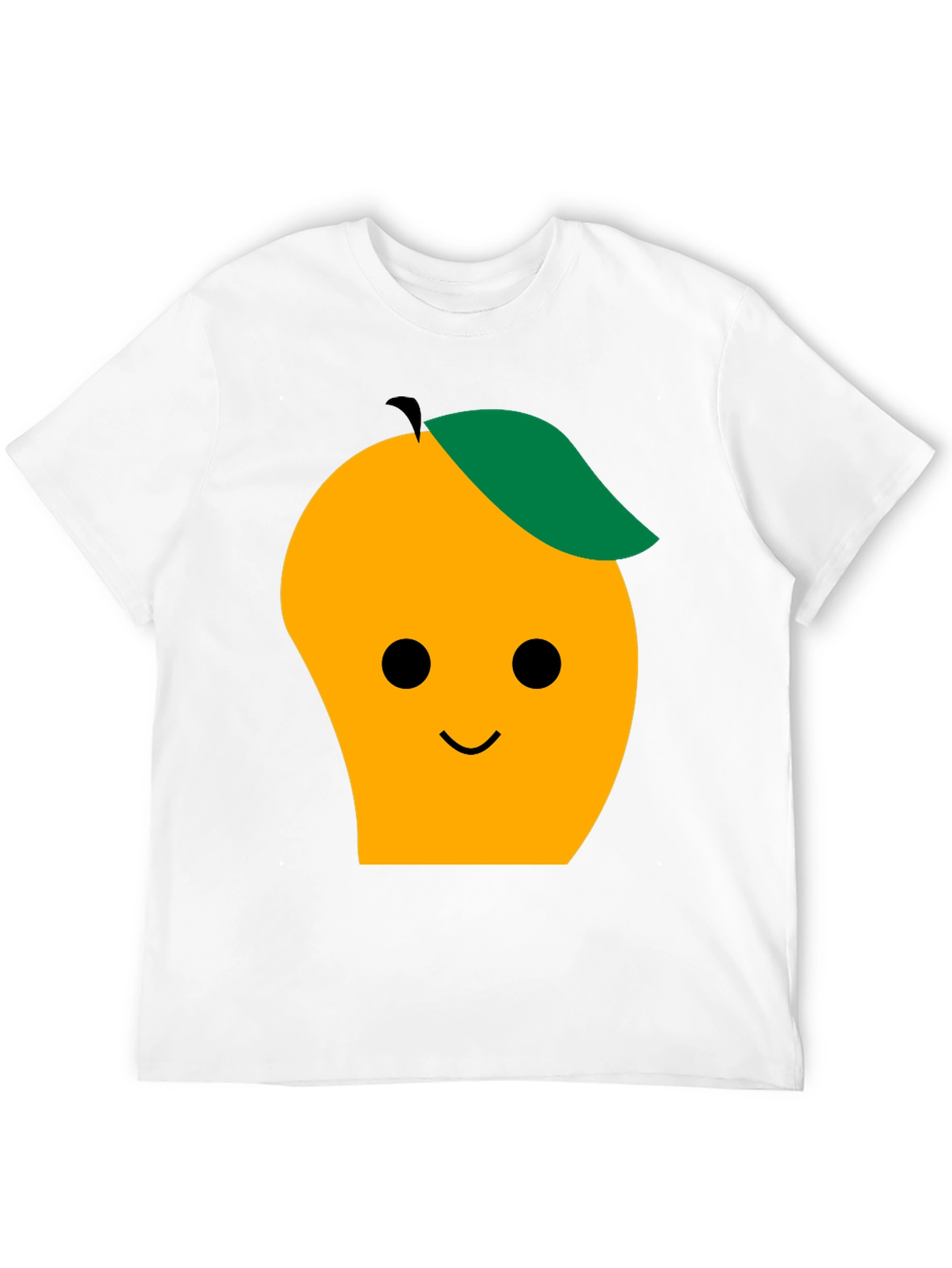 Cute Mango Graphic Tee - Black T-Shirt