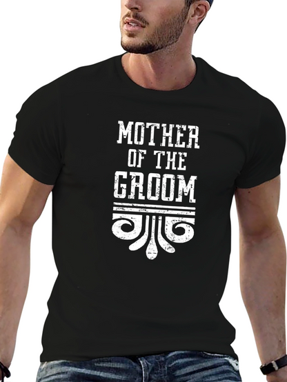 Mother of the Groom Graphic Tee - Black