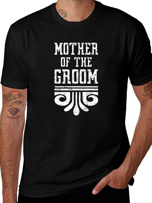 Mother of the Groom Graphic Tee - Black