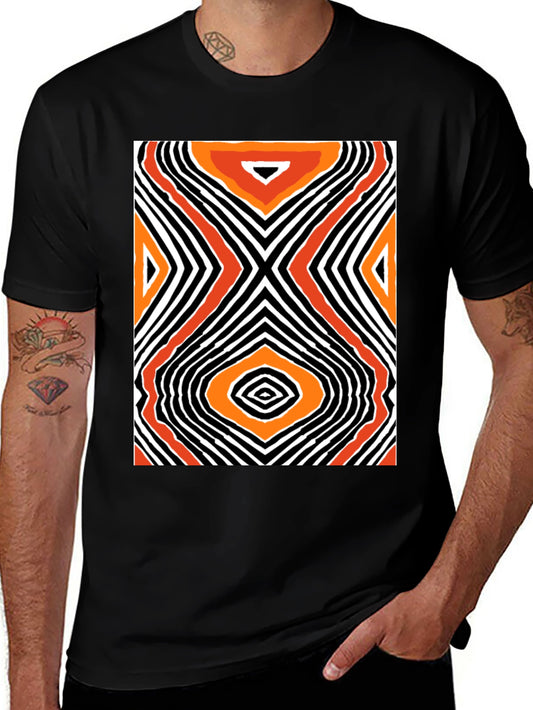 Abstract Pattern T-Shirt - Modern Art Tee