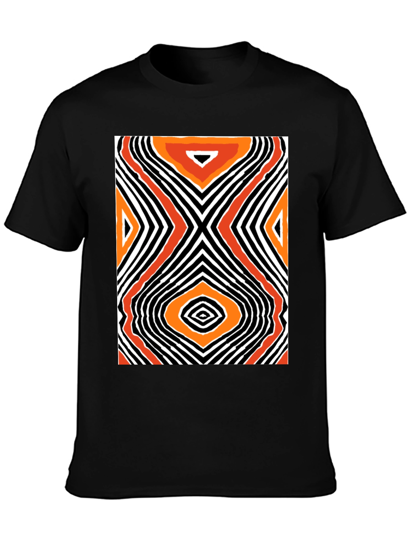Abstract Pattern T-Shirt - Modern Art Tee