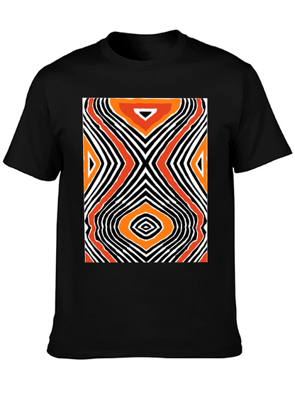 Abstract Pattern T-Shirt - Modern Art Tee