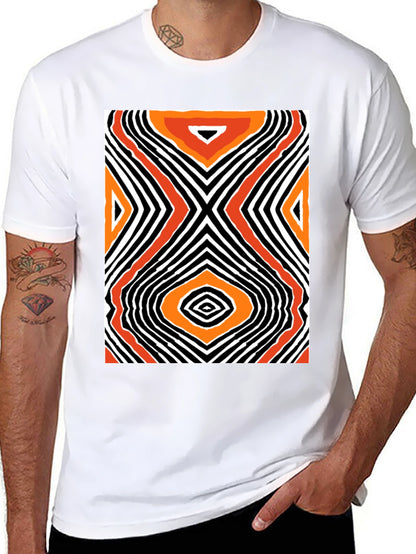 Abstract Pattern T-Shirt - Modern Art Tee