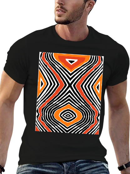 Abstract Pattern T-Shirt - Modern Art Tee