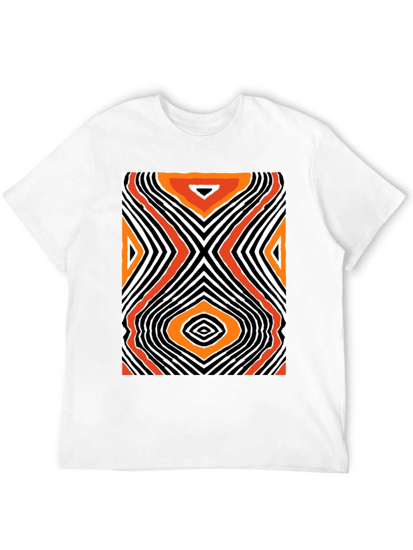 Abstract Pattern T-Shirt - Modern Art Tee