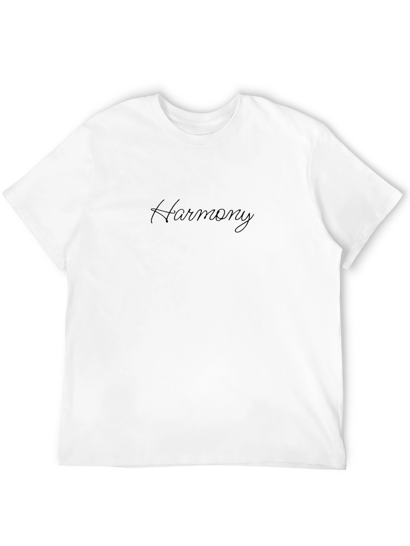 Harmony Black Tee - Soft Comfort
