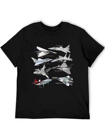 Jet Fighter Planes Graphic T-Shirt