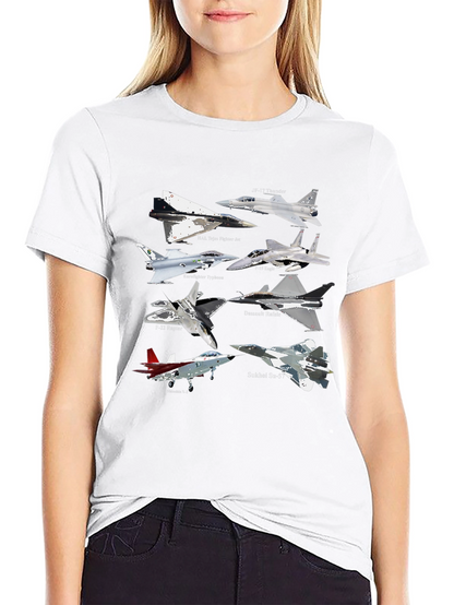 Jet Fighter Planes Graphic T-Shirt