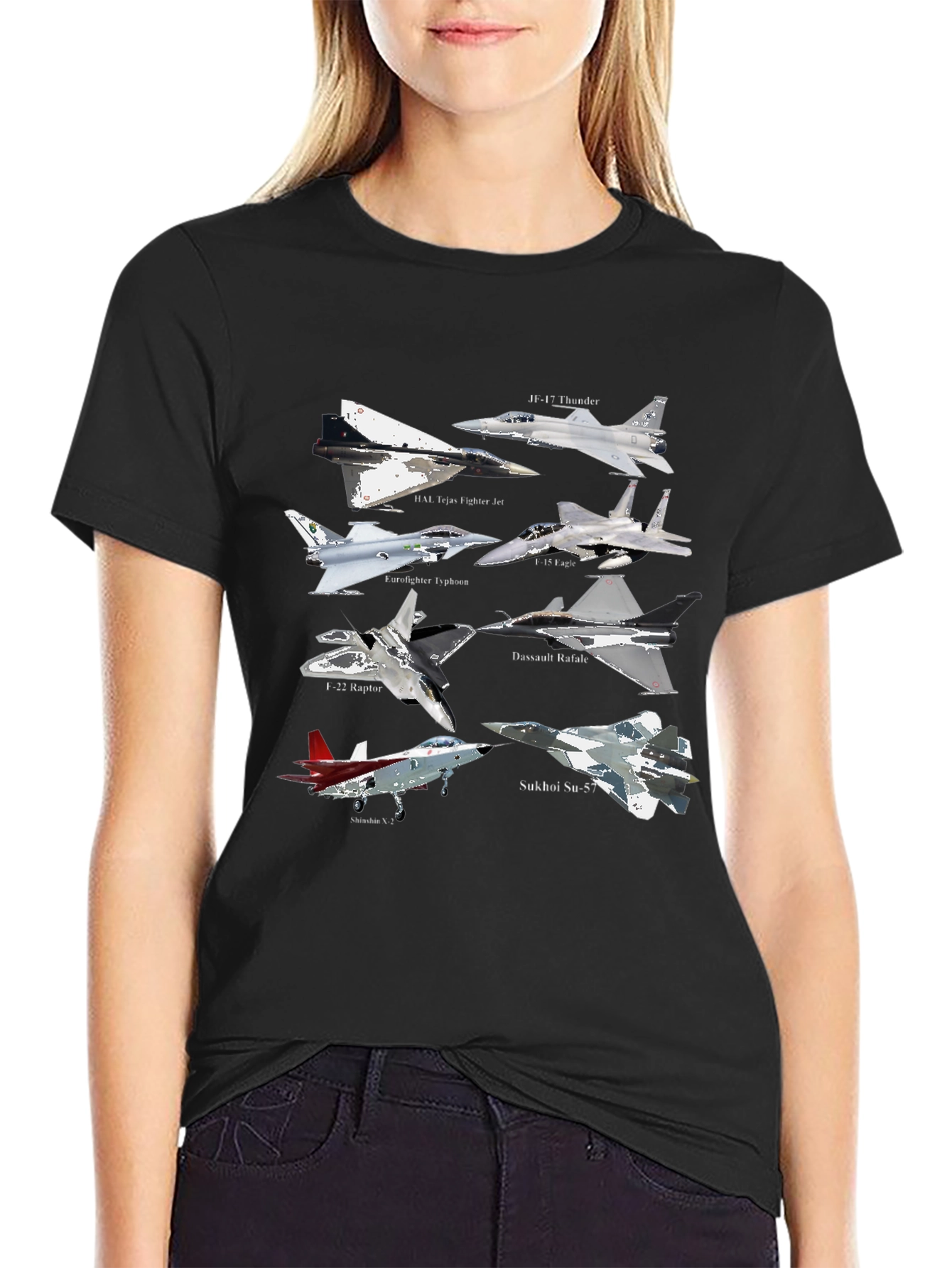 Jet Fighter Planes Graphic T-Shirt