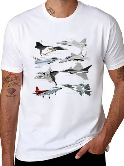 Jet Fighter Planes Graphic T-Shirt