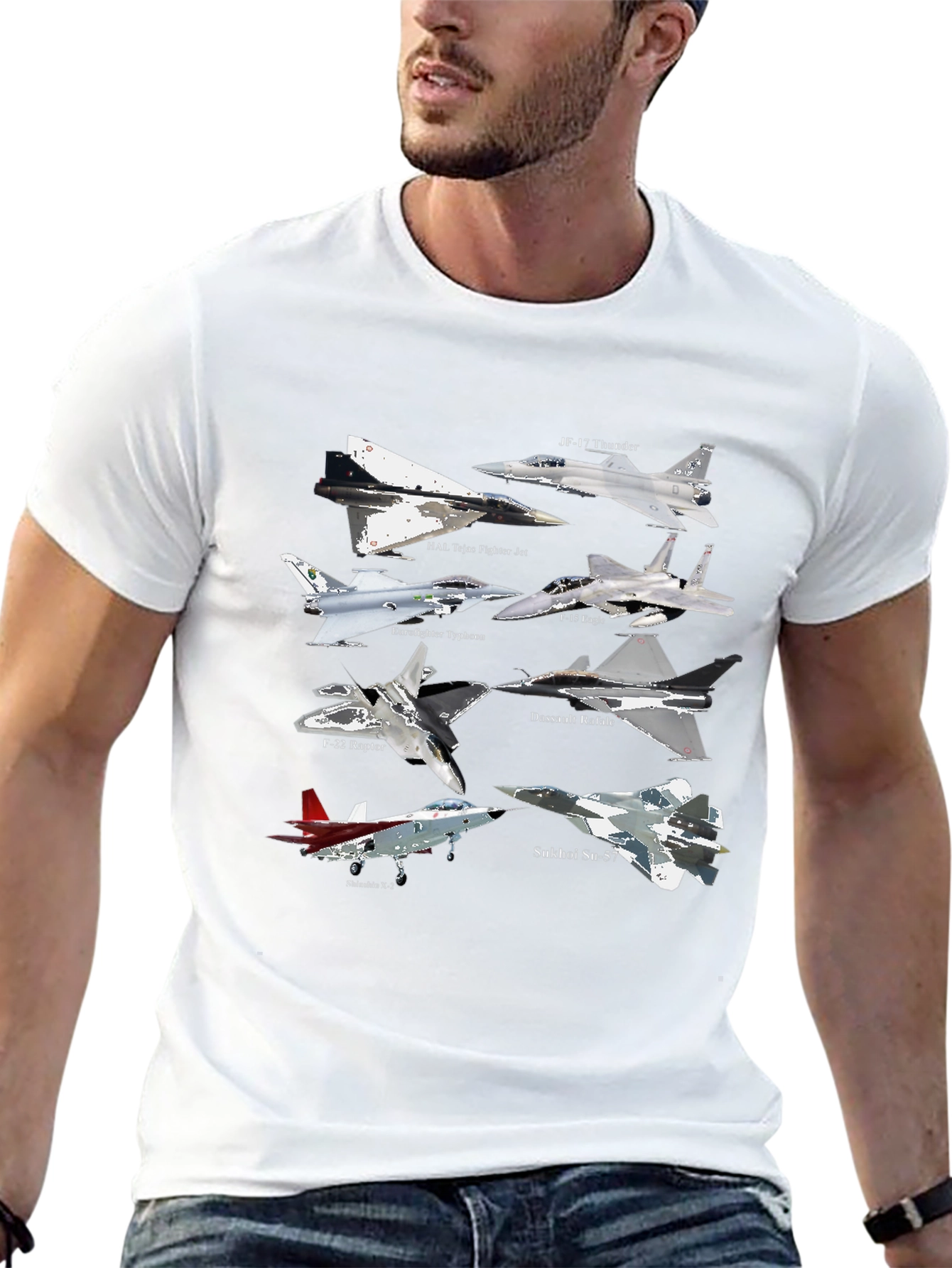 Jet Fighter Planes Graphic T-Shirt