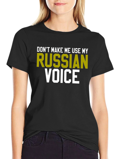 Funny Russian Voice T-Shirt
