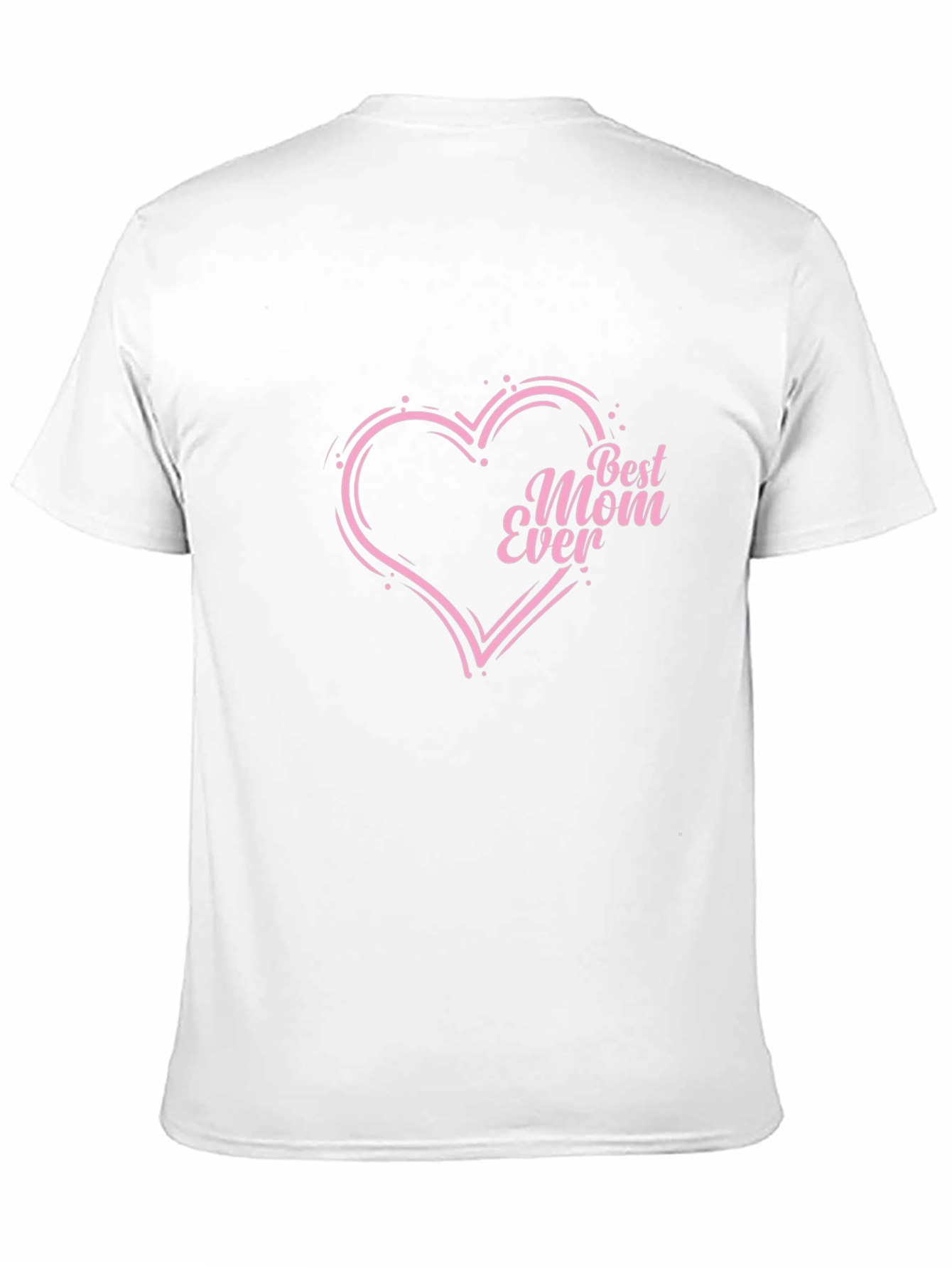 Best Mom Ever Heart T-Shirt - Black