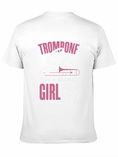 Trombone Girl Loud Music T-Shirt