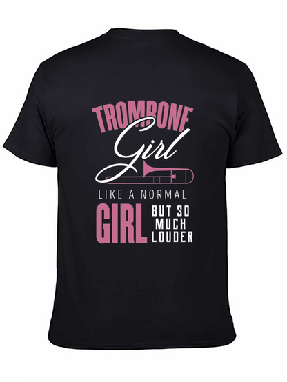 Trombone Girl Loud Music T-Shirt