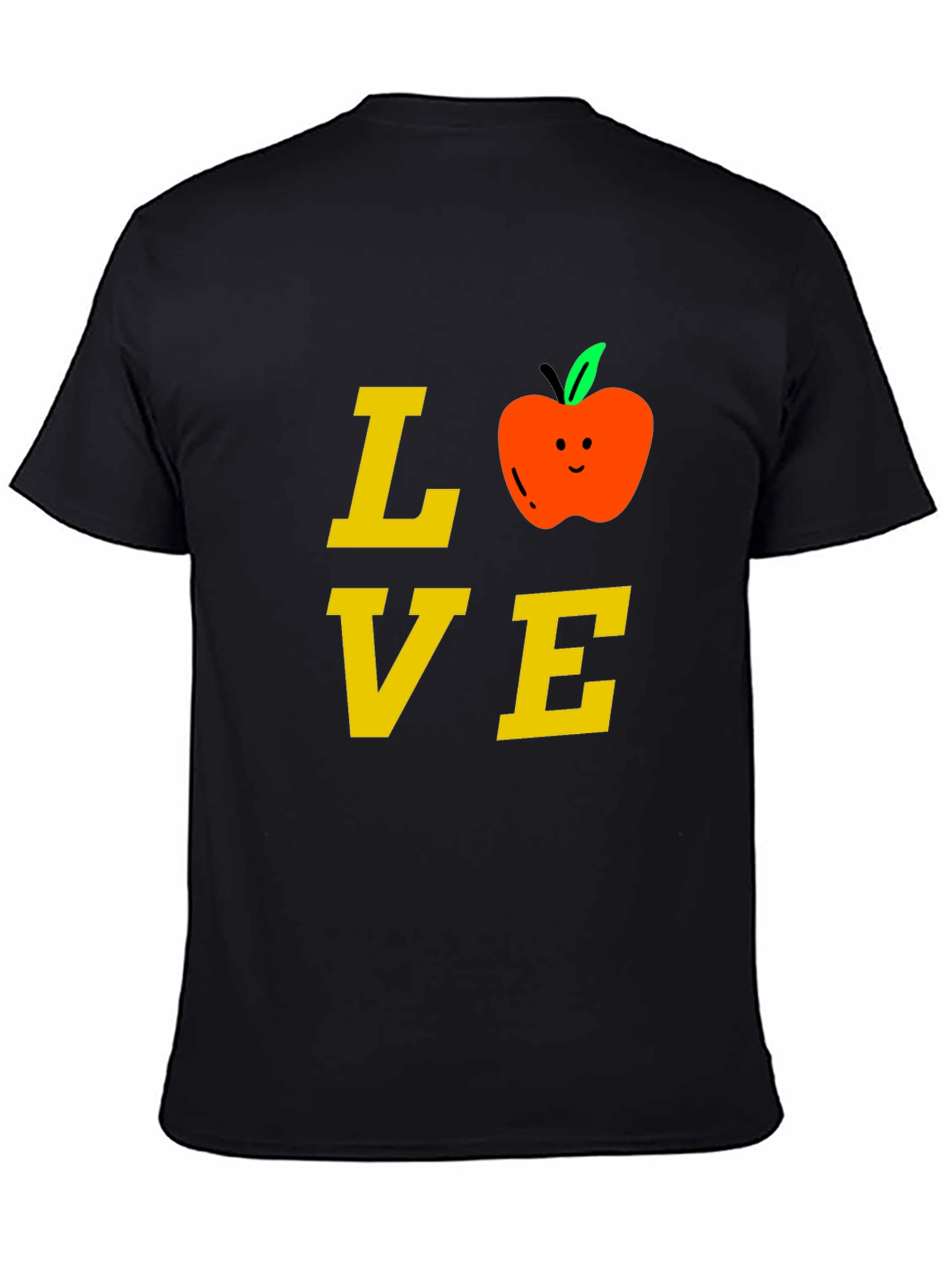 Love Teacher T-Shirt with Apple Design