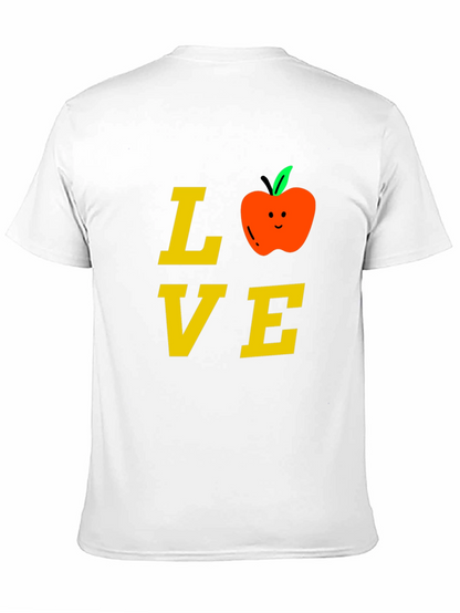 Love Teacher T-Shirt with Apple Design