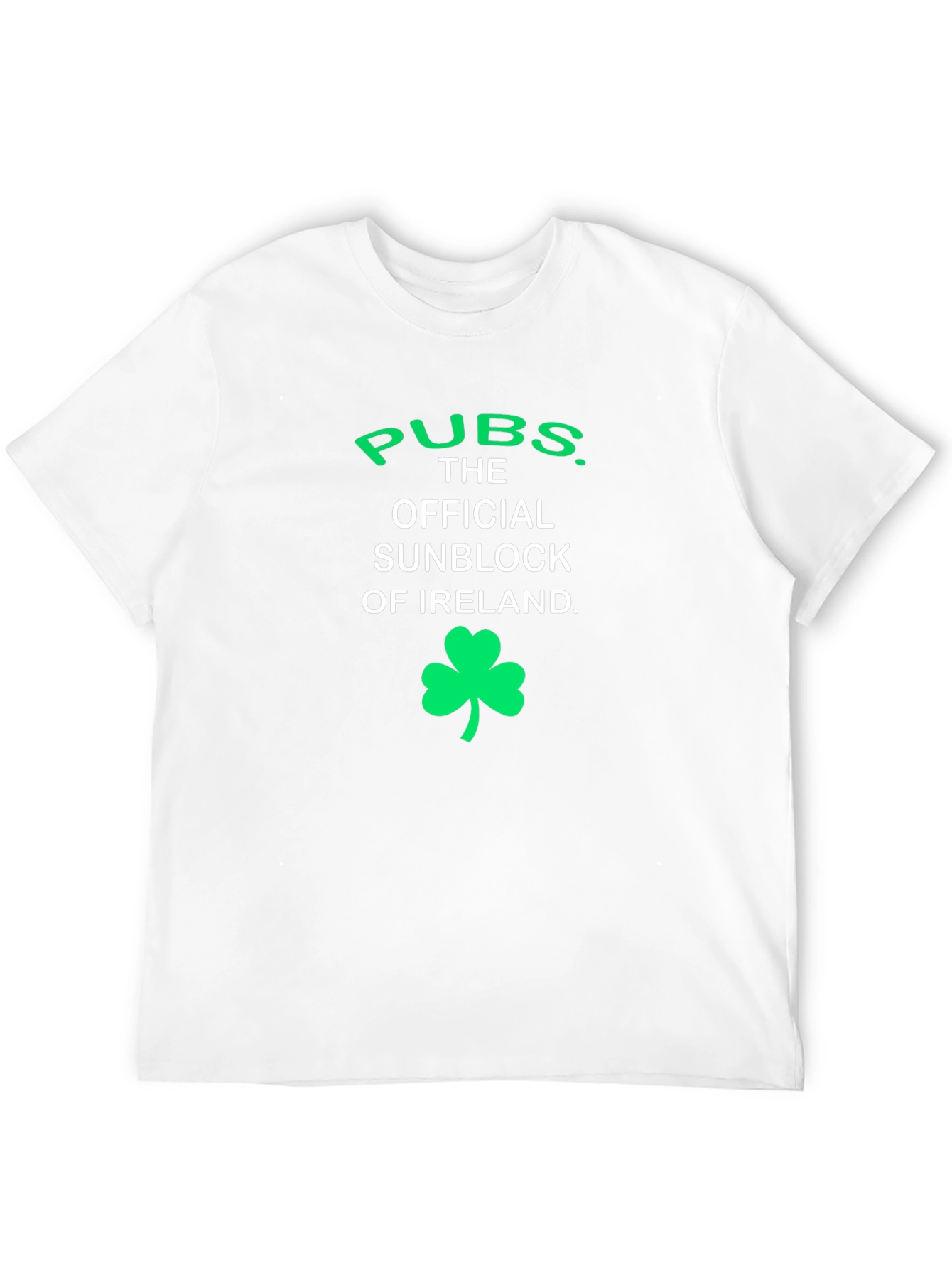 Pubs Official Sunblock of Ireland Black T-Shirt
