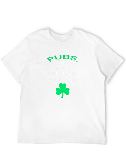 Pubs Official Sunblock of Ireland Black T-Shirt