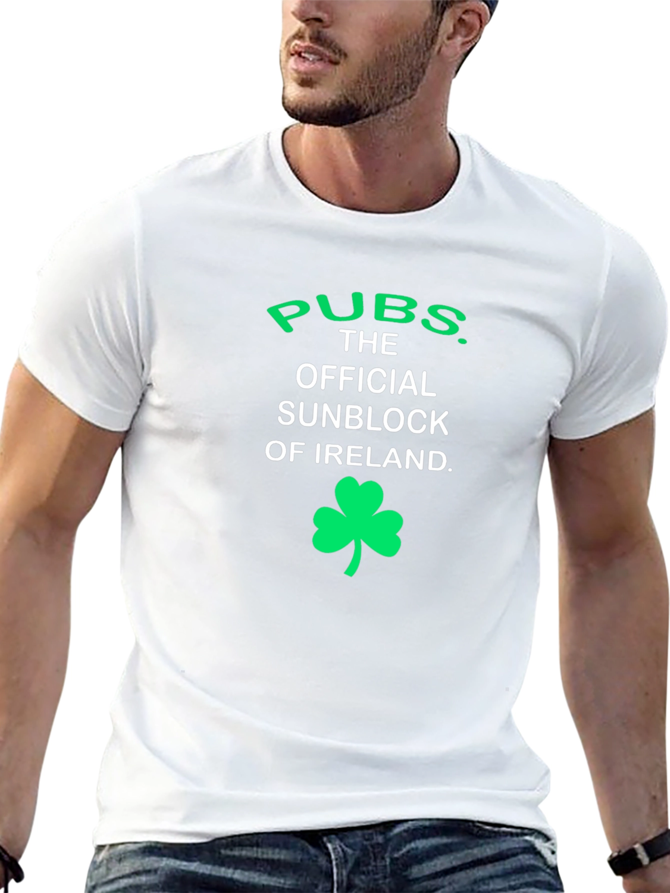 Pubs Official Sunblock of Ireland Black T-Shirt