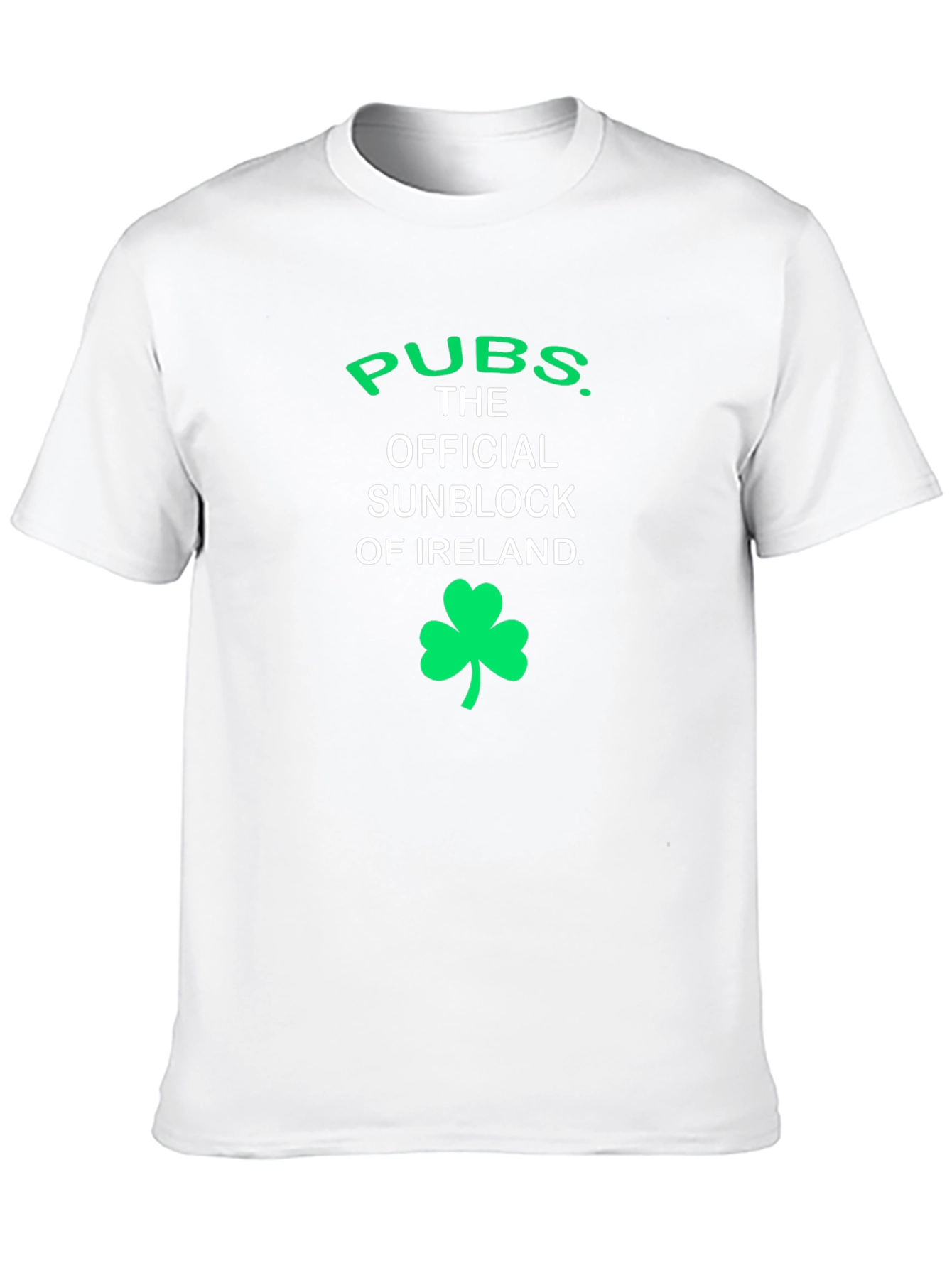 Pubs Official Sunblock of Ireland Black T-Shirt