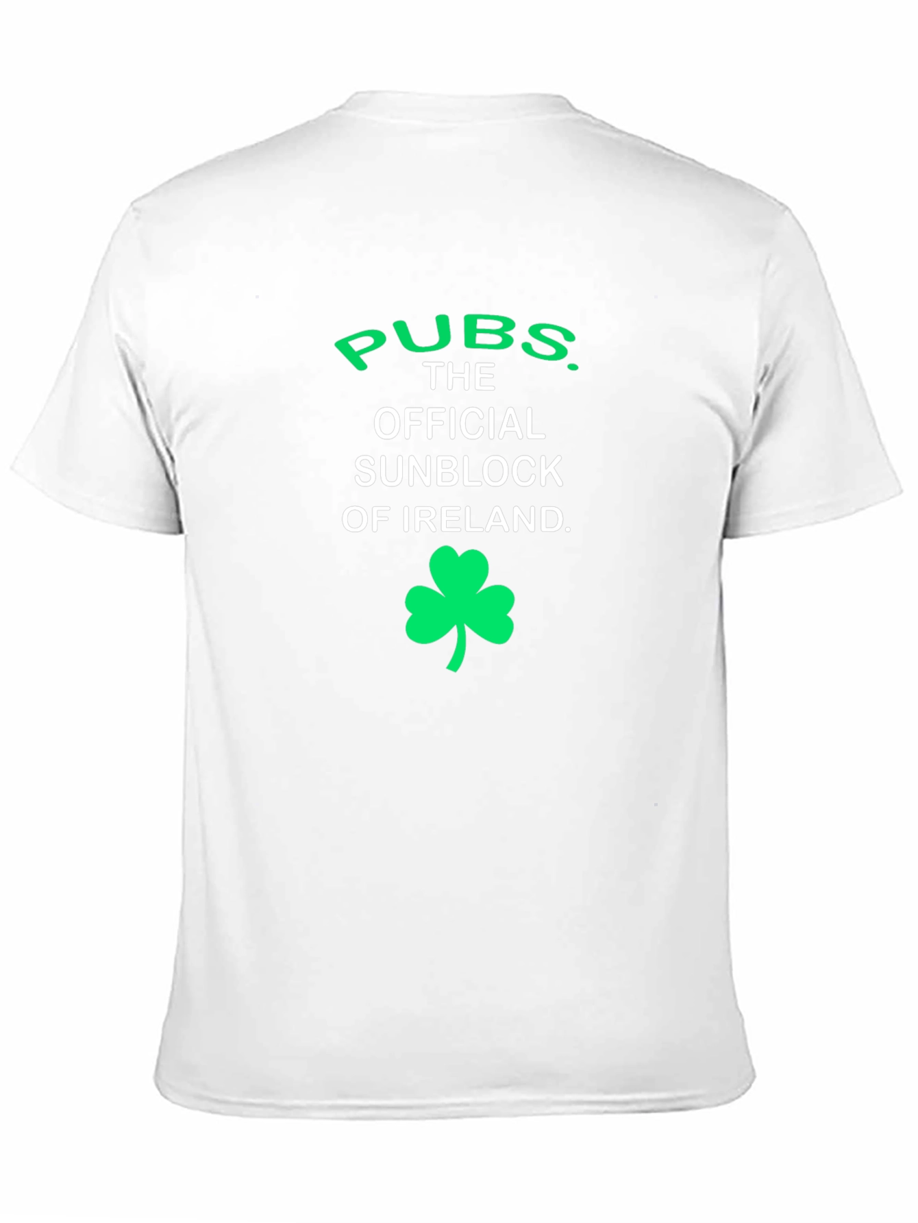 Pubs Official Sunblock of Ireland Black T-Shirt