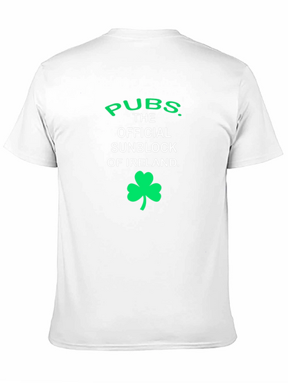 Pubs Official Sunblock of Ireland Black T-Shirt