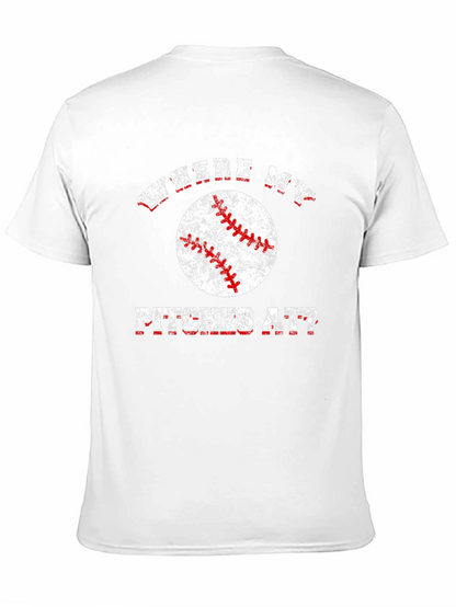 Where My Pitches At? Baseball T-Shirt