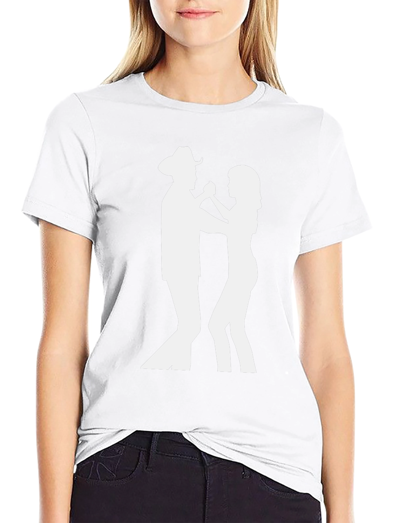 Country Dancing T-Shirt - Cowboy & Partner Graphic Tee