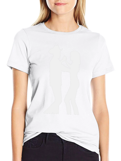 Country Dancing T-Shirt - Cowboy & Partner Graphic Tee