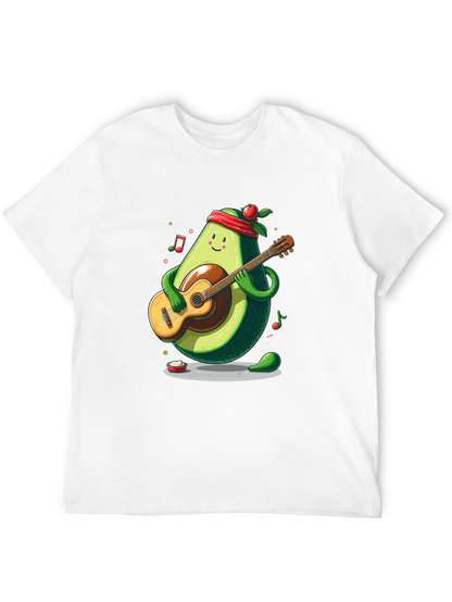Avocado Guitar Player T-Shirt - Funny Musician Tee