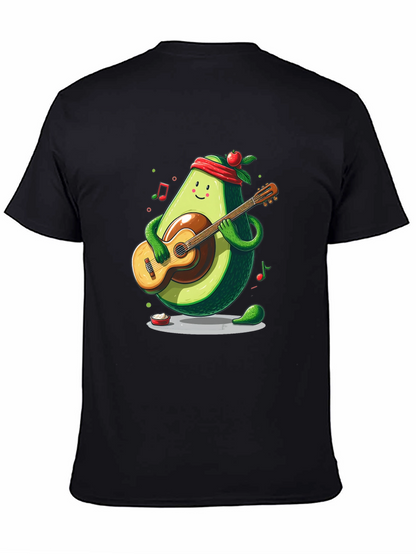 Avocado Guitar Player T-Shirt - Funny Musician Tee