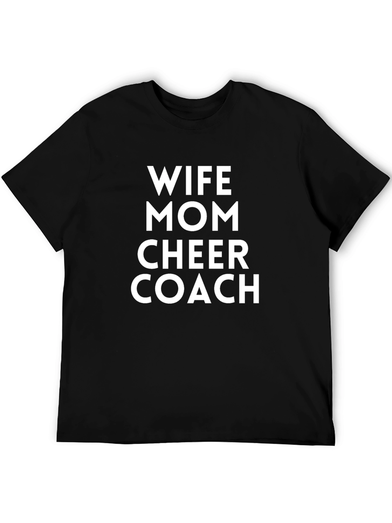 Wife Mom Cheer Coach Graphic Tee