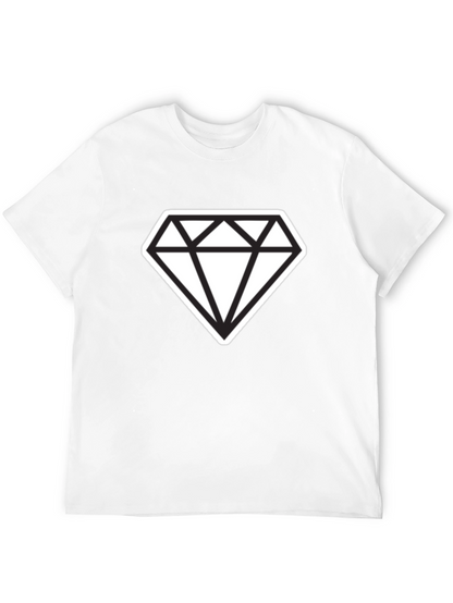 Bold Diamond Graphic Tee - Modern Style