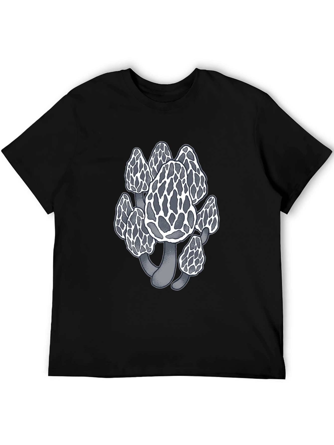 Mushroom Graphic Tee - Unique Morel Design