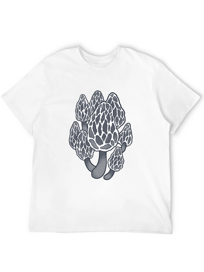 Mushroom Graphic Tee - Unique Morel Design