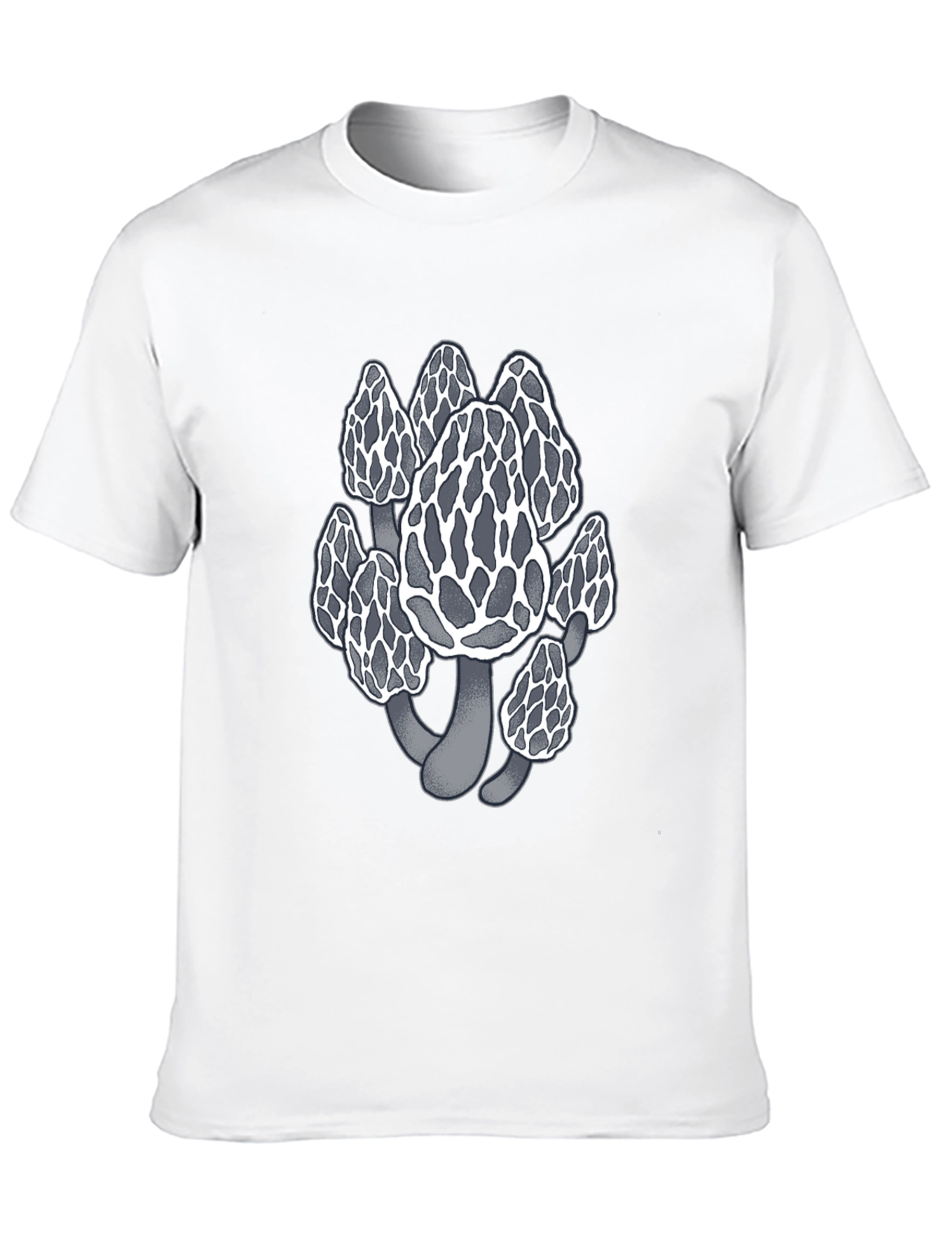 Mushroom Graphic Tee - Unique Morel Design