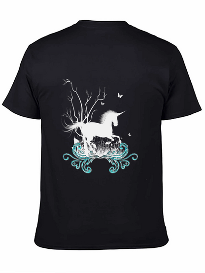 Unicorn Graphic Print T-Shirt