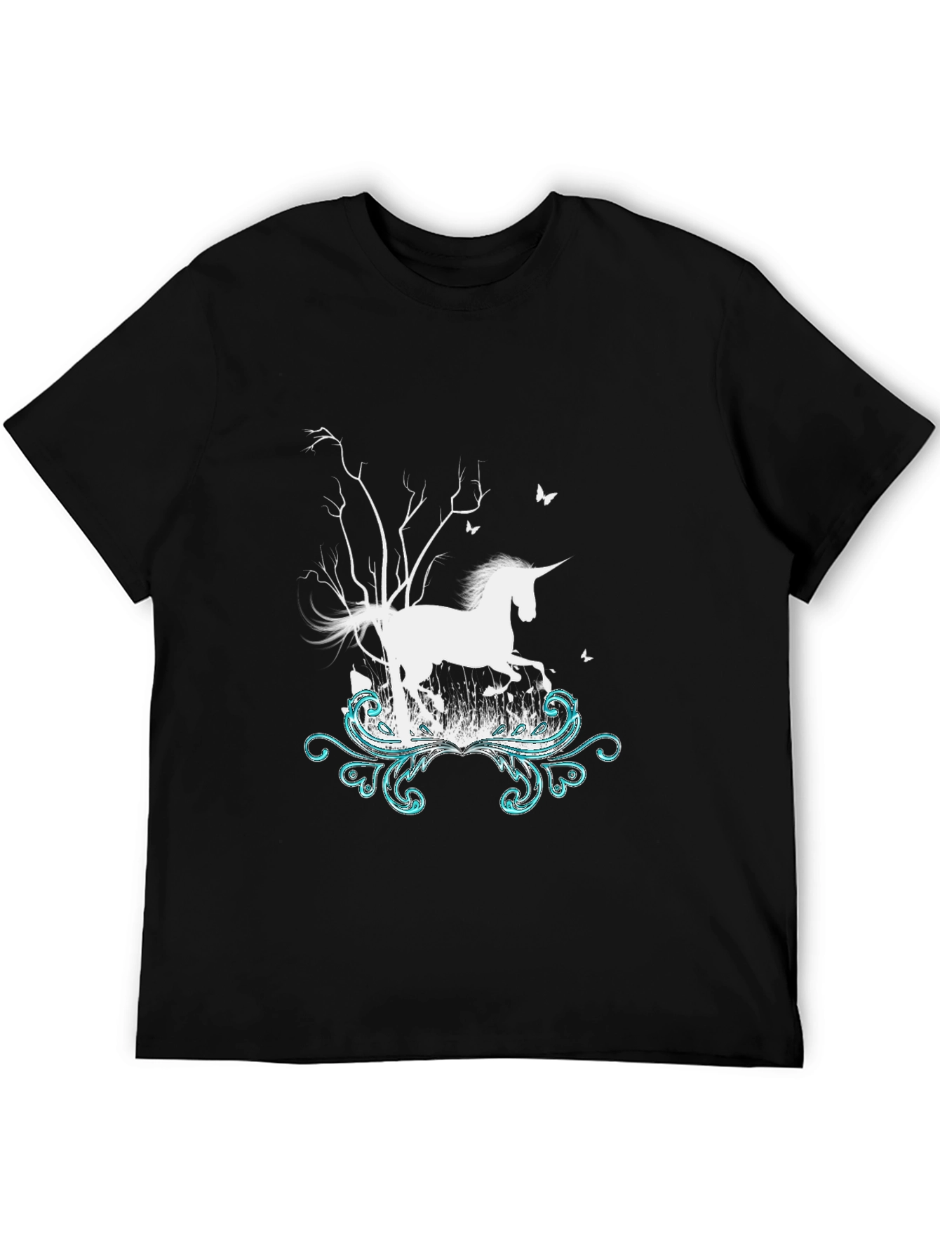 Unicorn Graphic Print T-Shirt