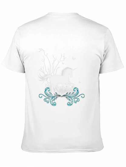 Unicorn Graphic Print T-Shirt